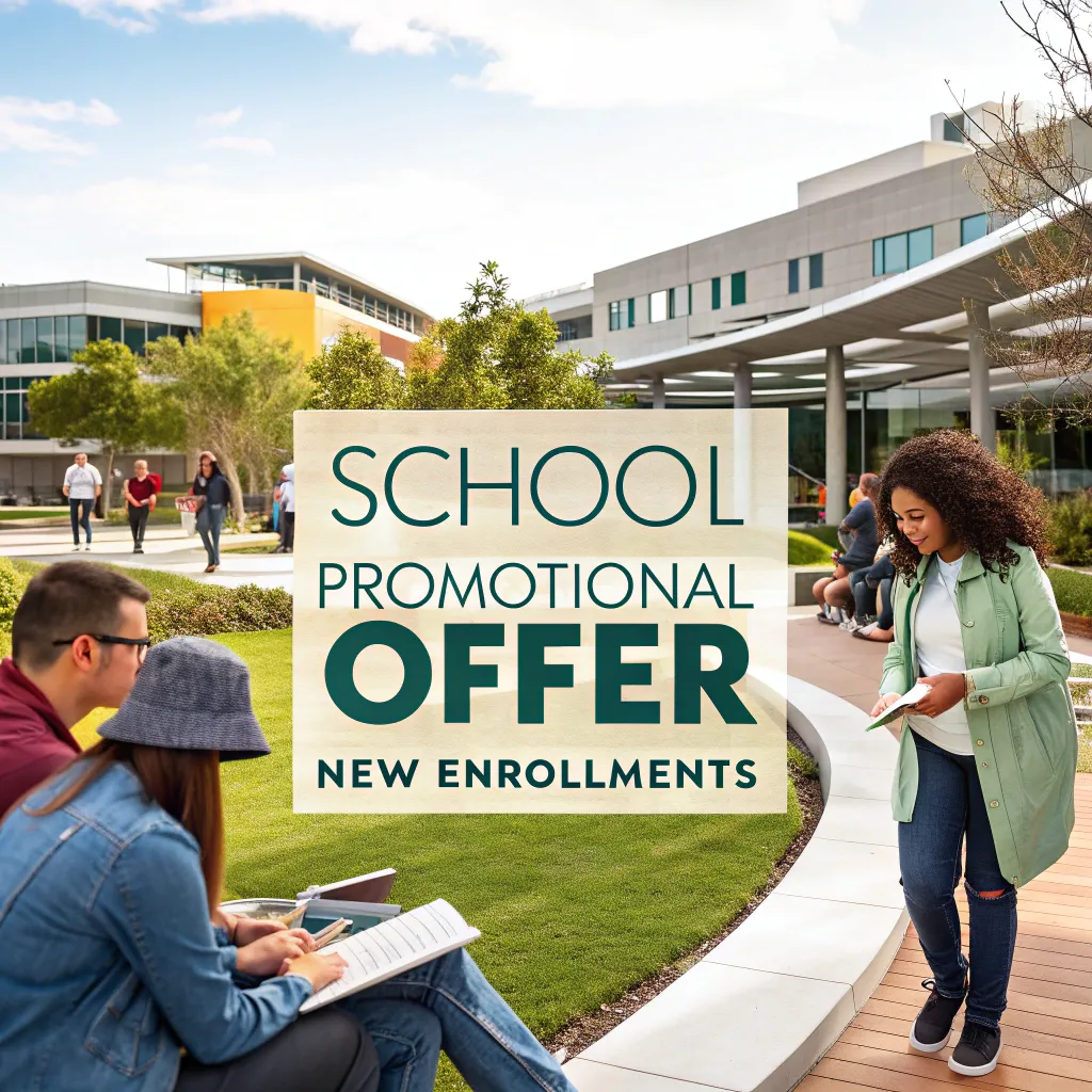 Design school promotional offer